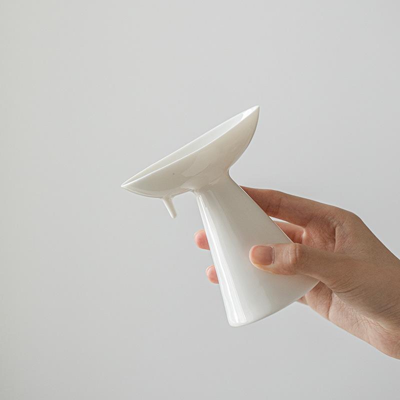 Cloud Pine White Jade Incense Burner Japanese Style Ceramic Holder for Sticks Desktop Decor