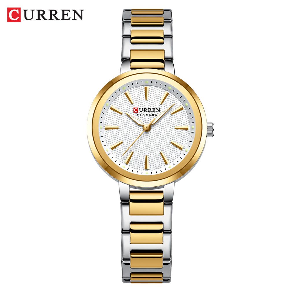 CURREN 9109 Women's Waterproof Quartz Watch - Simple, Casual Design with Small Dial