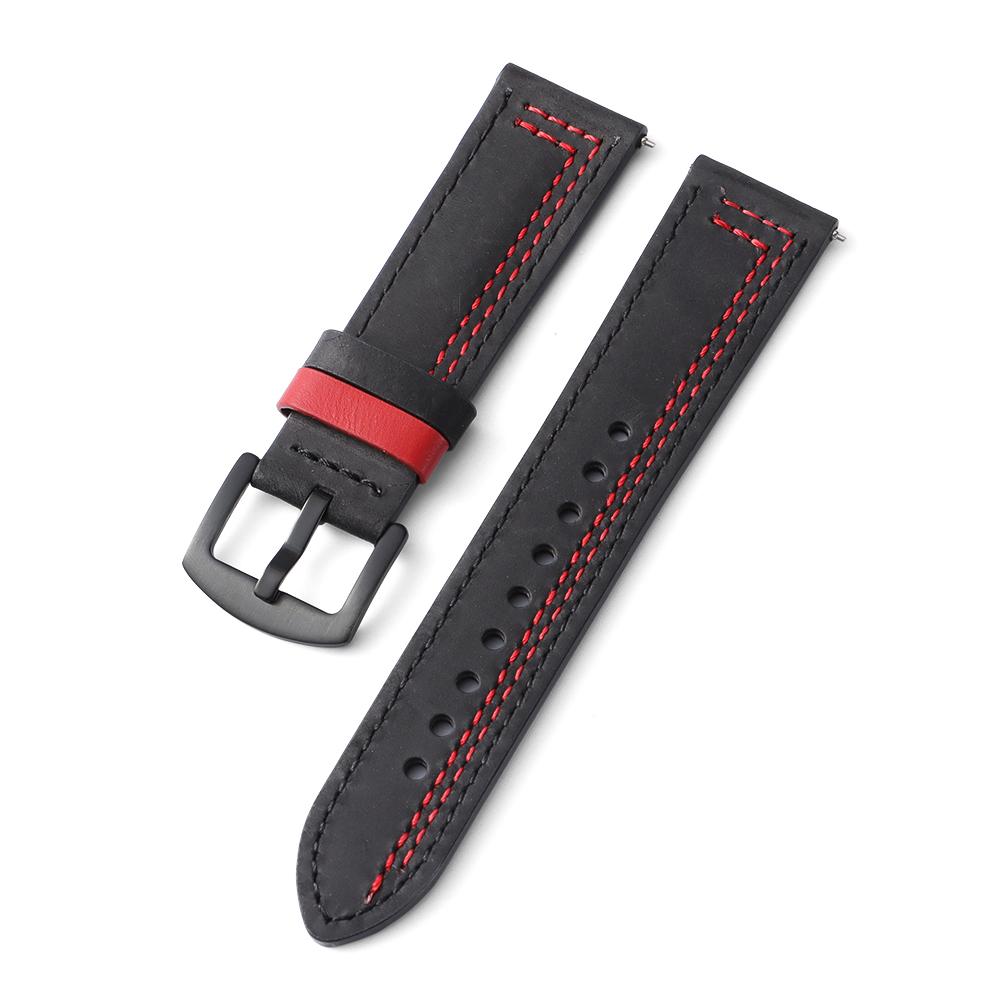 Vintage Genuine Leather Watchbands for Samsung Galaxy for Huawei Bands 22mm 20mm Women Men Cowhide Watch Band Strap Watchband