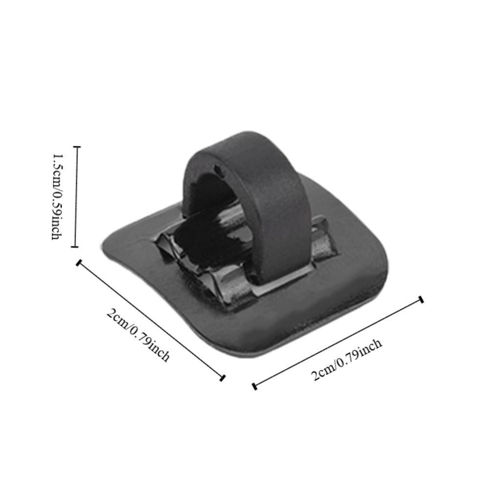 

10PCS C Buckle Bike Brake Cable Guide 20*20*15mm Bicycle Frame Buckle Bicycle Cable Clips Road Bike чёрный