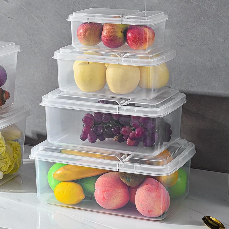 Handun Flip-Lid Refrigerator Storage Box