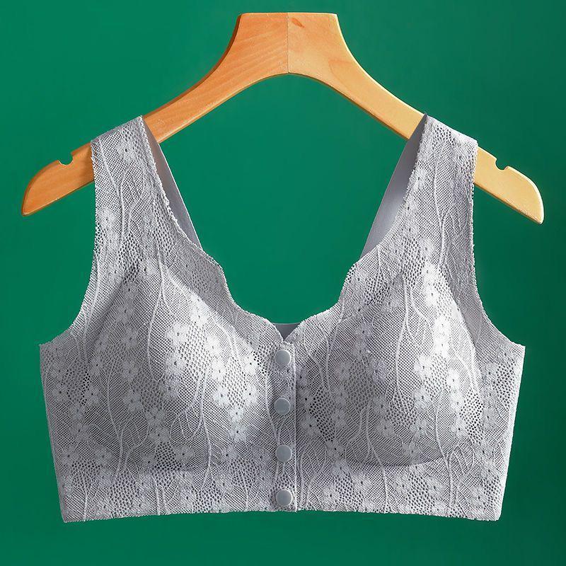Upgraded Front-Button Comfort Bra for Middle-Aged and Elderly: Breathable, Anti-Sagging Sports Design