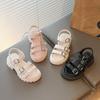 Girls' Summer British Style Open-Toe Sandals - Princess Fashion for Little and Big Kids Beachwear