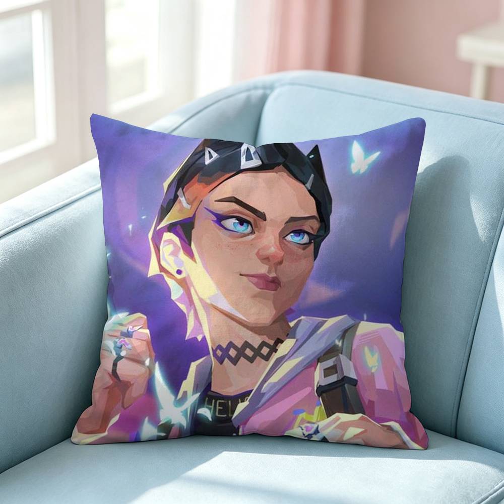 Hot Shooting Character Clove Clove Pillow Case Square DoubleSided Sofa Cushion Cover Bedroom Bedside Pillow