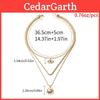 Collier superposé Tournesol Vintage avec Pendentif Cœur Croix pour Femmes
