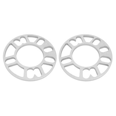 2Pcs 10mm Aluminum Alloy Wheel Spacers Shims Universal Fit for 45 Stud Wheel