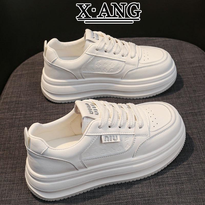 

Leather little white shoes children s single shoes platform heightening board shoes autumn new versatile casual sports shoes women s 40