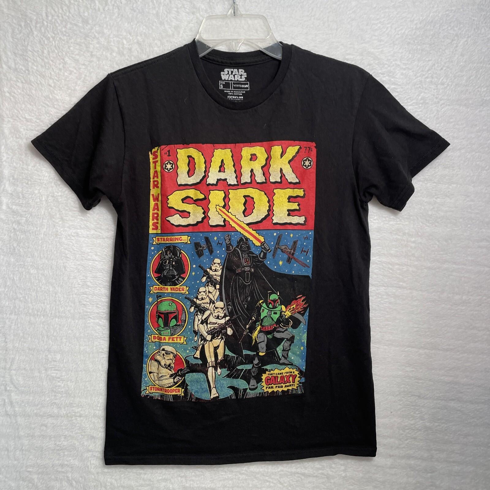 Star Wars V Fifth Sun Shirt Dark Side Comic Short Sleeve Crew Neck Adult Small S разноцветный