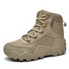 Men's Plus Size Mid-Top Tactical Hiking Boots - Outdoor Military Desert Field Boots