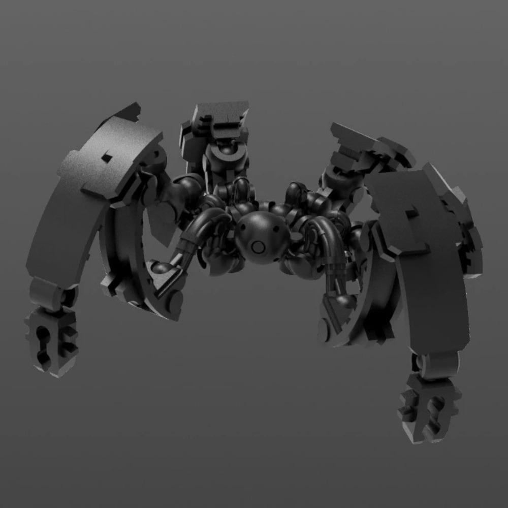 Sheik Mainland Proyecto 3MIN A KAPKAN | Modelo Mecánico Articulado para Construir Robot Tipo Araña Figuras de Acción Coleccionables Juguete Regalos