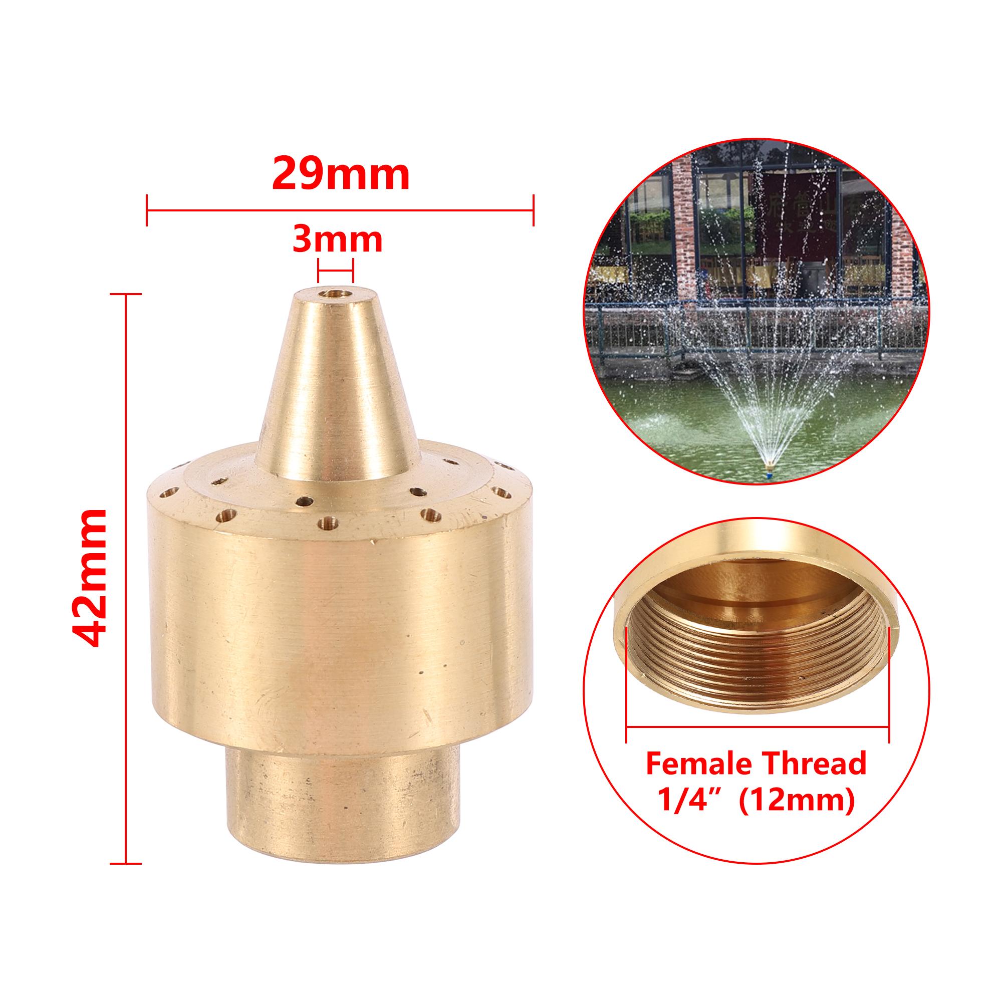 Латунная Водяная Колонна Фонтанная Насадка Медная Колонна Пористая Разбрызгивающая Фонтанная Насадка Латунная Садовая Прудовая Фонтанная Колонна