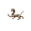 Chinese Mythical Beasts Brass Ornament: Azure Dragon, White Tiger, Vermilion Bird, Black Tortoise - Ideal for Study or Living Room Décor