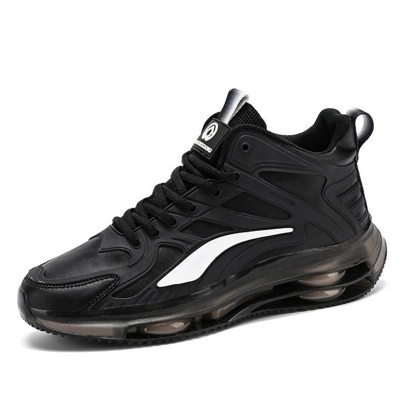 

Autumn and winter new platform dad shoes men s and women s casual running sports shoes high-top versatile leather surface live broadcast couple large 45