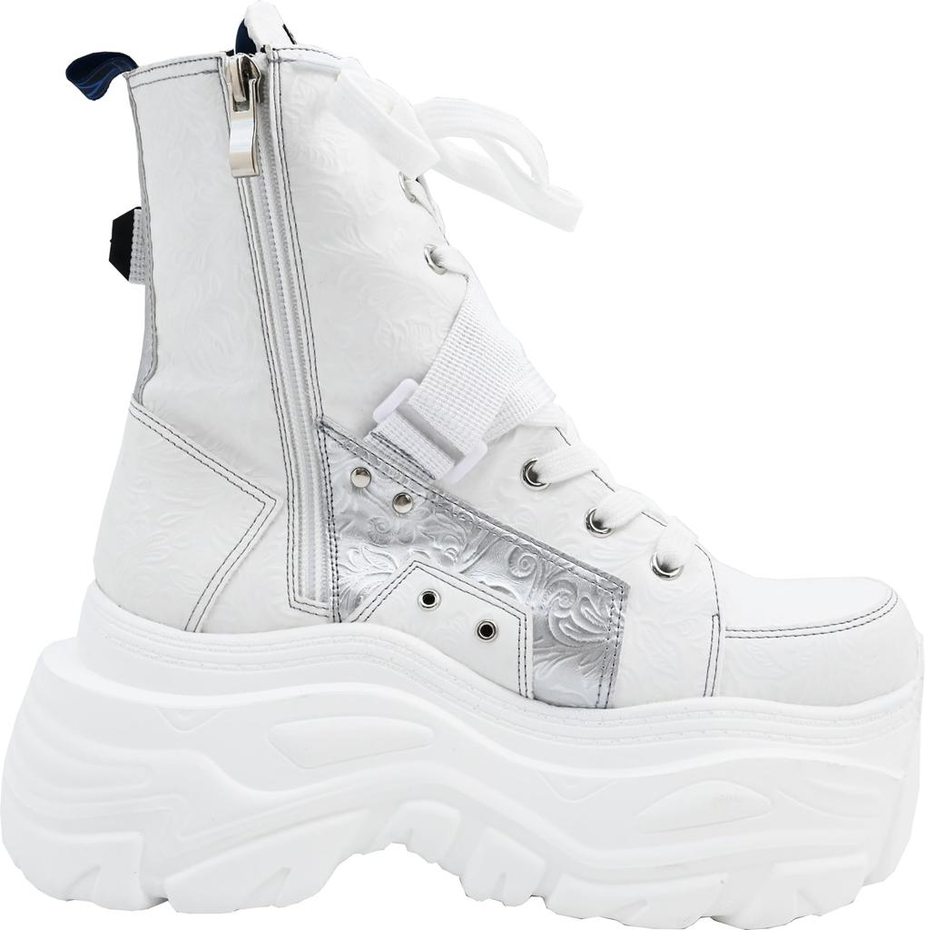 Bottines courtes à lacets à semelles épaisses