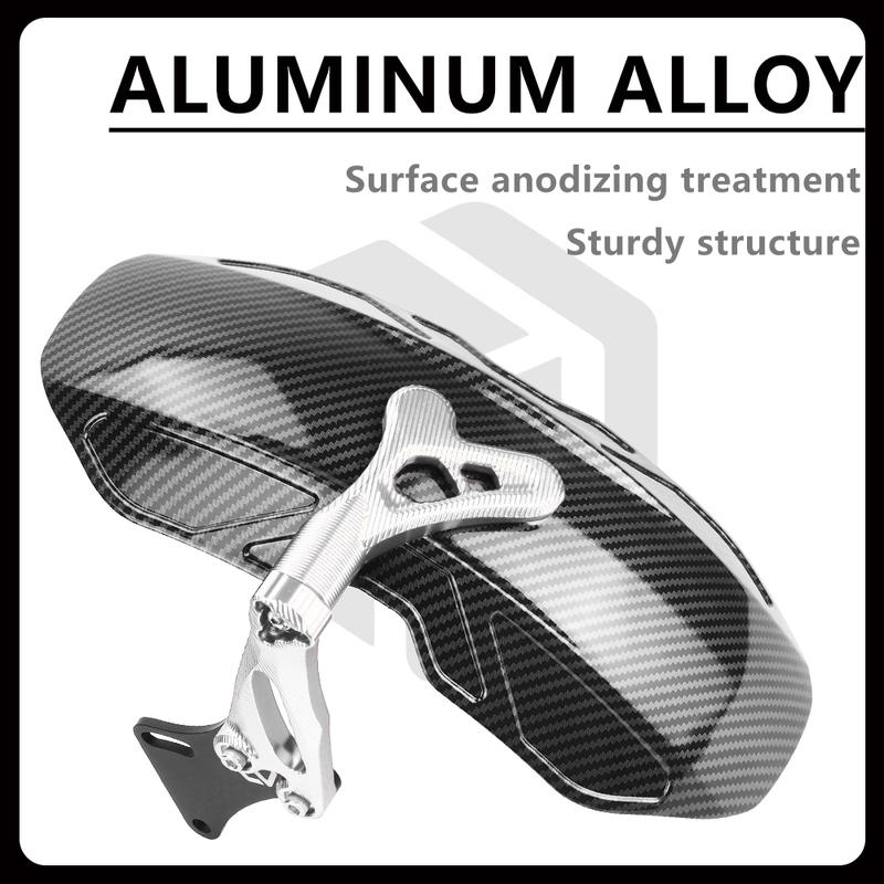 Motorcycle Rear Fender For SYM Husky ADV 125 150 200 /ADX 125 /ADXTG 150 /NAGA 155 Extended Mudguard with Aluminum Alloy Bracket