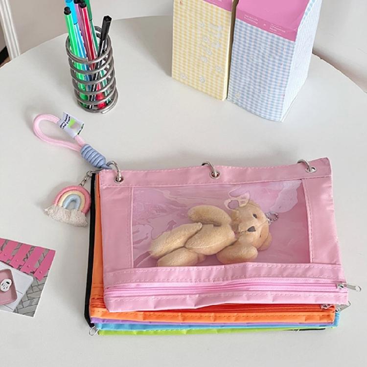 Netted Wallet for Organizing Small Object Makeup Organizer Pouch File Container