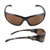 Rapala Sight Gear FC Series Polarized Fishing Sunglasses Matte Black Green Camo Brown Lens RSG-FC98BR