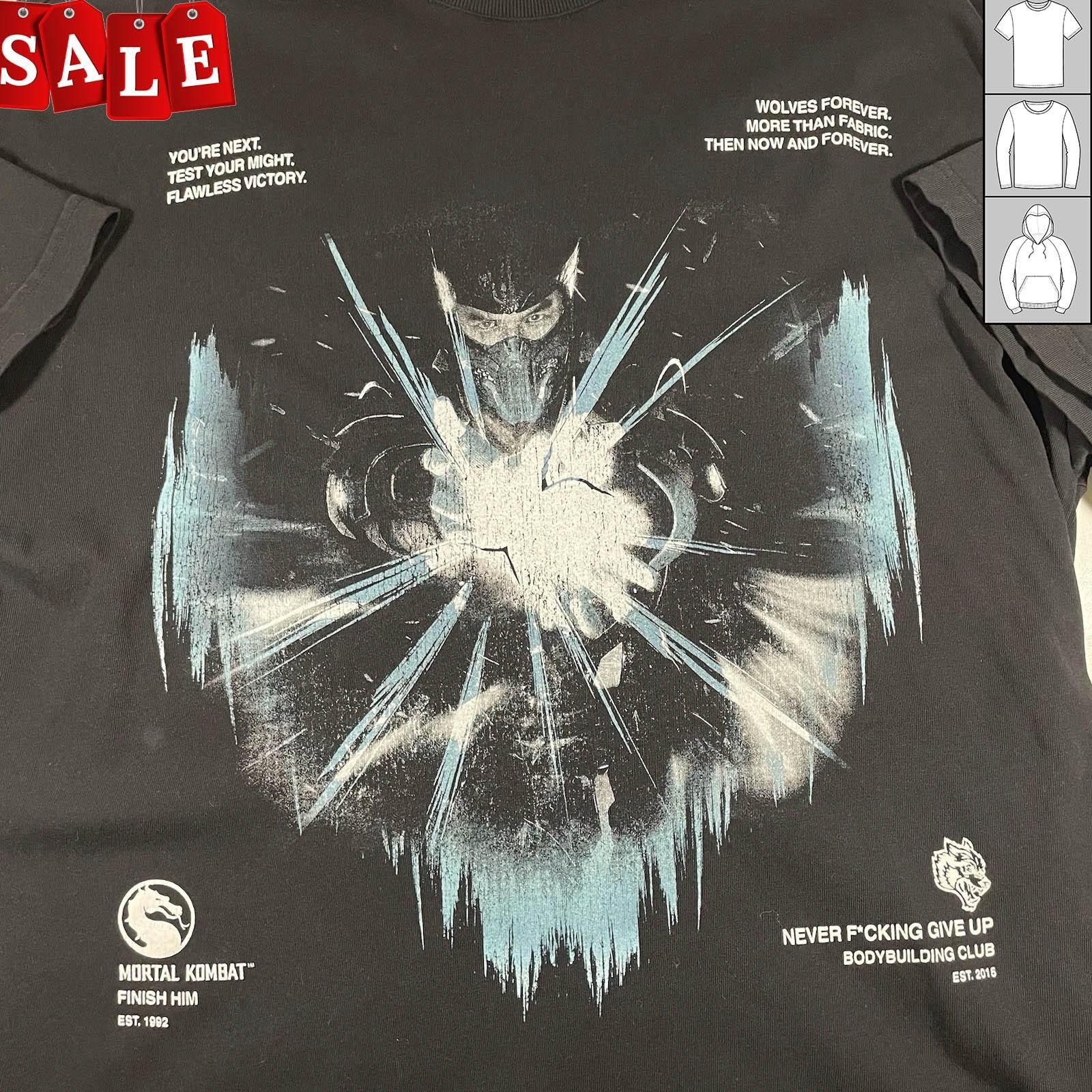 New Mortal Kombat Subzero Graphic Wolves Numbered Unisex S-5XL Shirt NH651 S