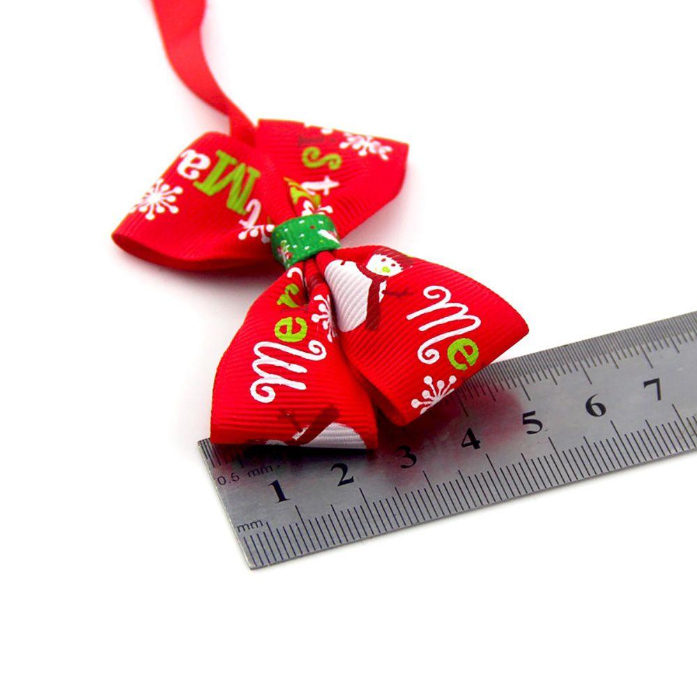 Bowtie Necklace Xmas Dog Costume Bowknot Dog Bow Tie Dog Collar Cat Collar Christmas Dog Decoration