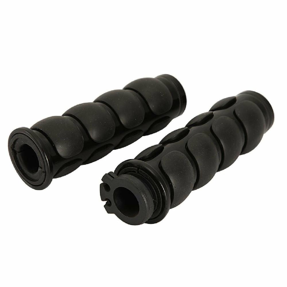 New 1" Motorcycle Handlebar Handle Bar Hand Grips For  Road King Classic FLHRC Custom Chrome Chopper Bobber Cafe