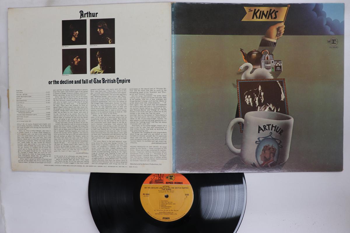 LP Record KINKS  Arthur Or The Decline And Fall Of T RS6366 REPRISE US Rock Used