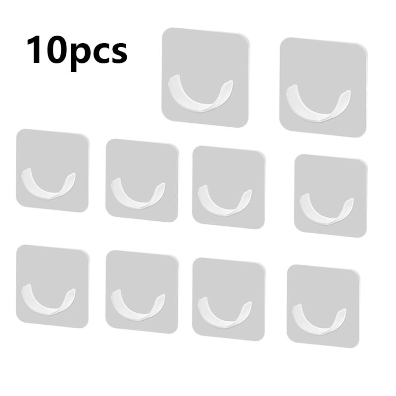 Self Adhesive Telescopic Pole Support Sticker Punch-free Household Telescopic Rod Holder Crossbar Wall Hooks Fixing Bracket