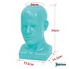 Men's Mannequin Head with Shoulder for Displaying Hats, Masks, and Glasses
