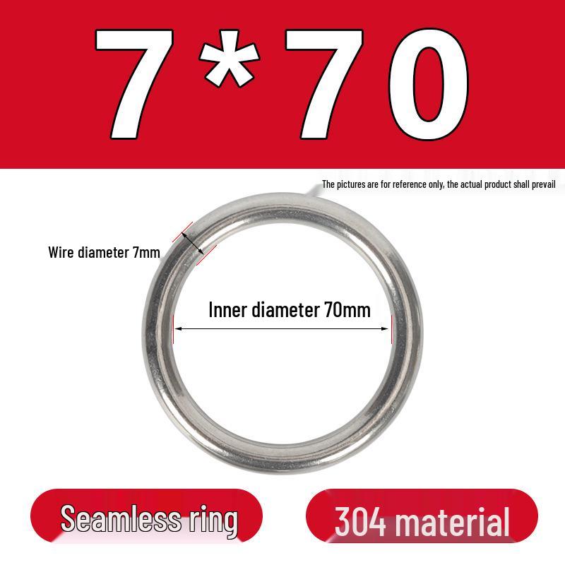 Stainless Steel Seamless O-Ring: Corrosion-Resistant Accessory for Handbags and Pet Gear