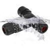 3Pcs IP68 Waterproof Connector Electrical Cable 3 Way T Shape Outdoor Industrial Accessories