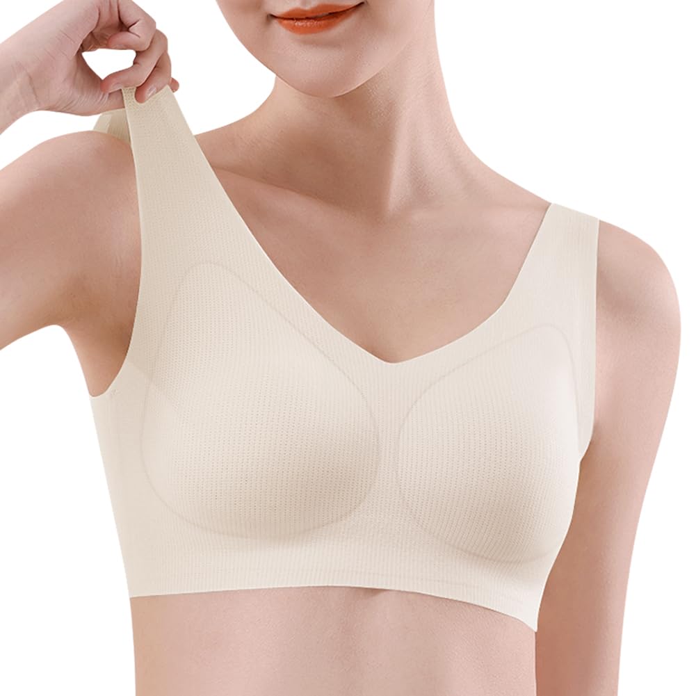 

ночь базовый без 3D предотвращает высокий 24 часа в сутки и ночь [Kaiyas] Бюстгальтер без косточек, прохладный, освежающий, не душный, бюстгальтер, бесшовный, тип, плотность, чашка, бежевый