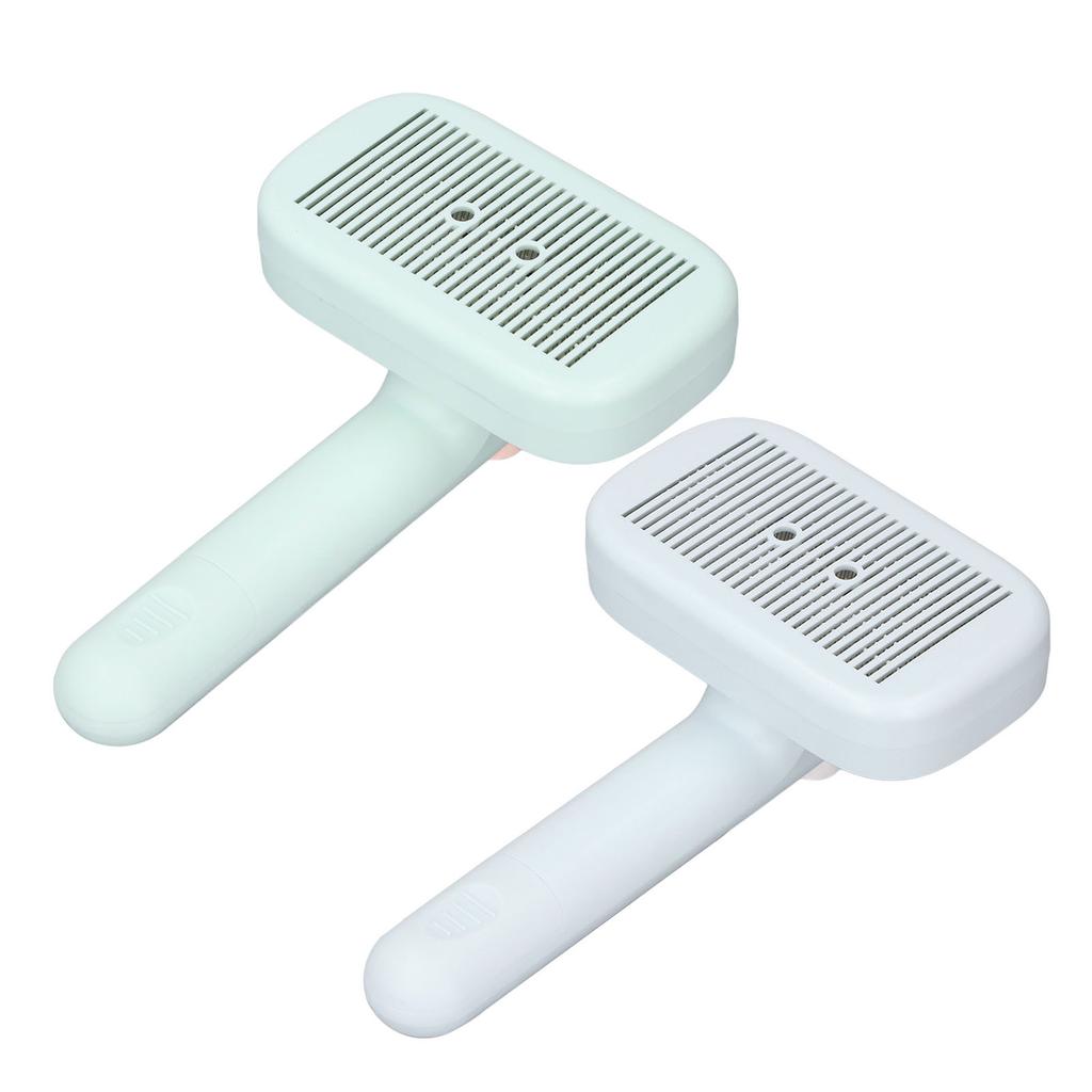 Pet Shedding Brush Self Cleaning Negative Ion Pin Comb Teeth Massage Effect Pet Grooming Hair Remova