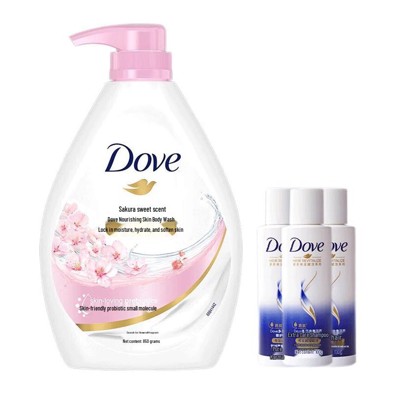 

Dove Cherry Blossom Shower Milk & Shampoo Set