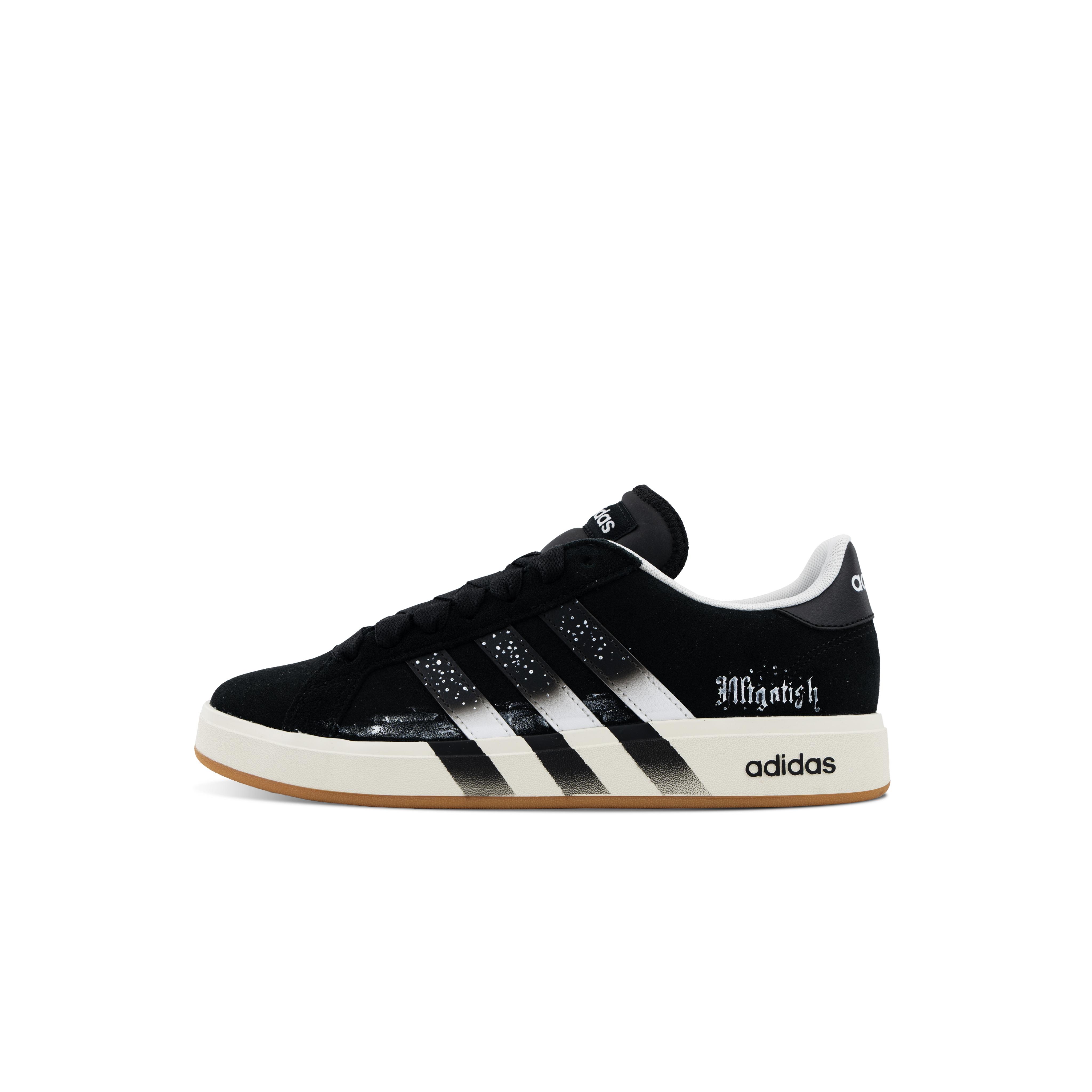 

Adidas Grand Court Base 00s Low top Skateboard Shoes Unisex Black White JP6335(Team1149-) 40⅔