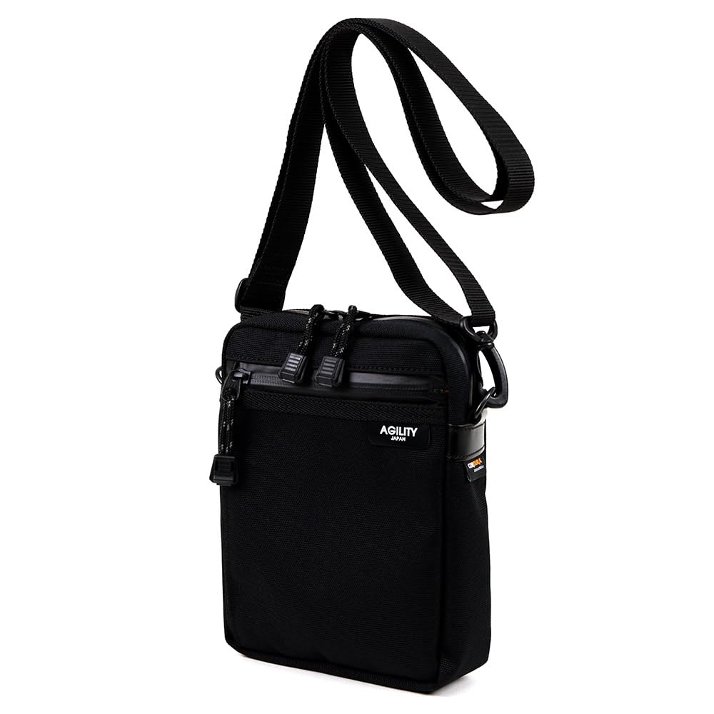 

AGILITY affa Mélange Vertical Mini Shoulder Bag Мини вертикальная плечевая сумка для смартфона, Водоотталкивающий нейлон, Легкая, Компактная, Маленькая, Мужская