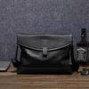 SCHWARZETIENNE Men's Genuine Leather Messenger Bag