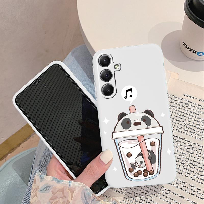 

Милый узорчатый мягкий силиконовый чехол для Xiaomi Redmi Note 13 Pro 13C Samsung A55 M35 S24 iPhone Huawei Honor Realme Camera Защитный противоударный чехол Realme 12x