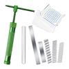 Nijimomo Clay Cutter Tool Set with Clay and Polymer Clay Extruder, Slab, Roller, Slicer, (9-Piece Set)