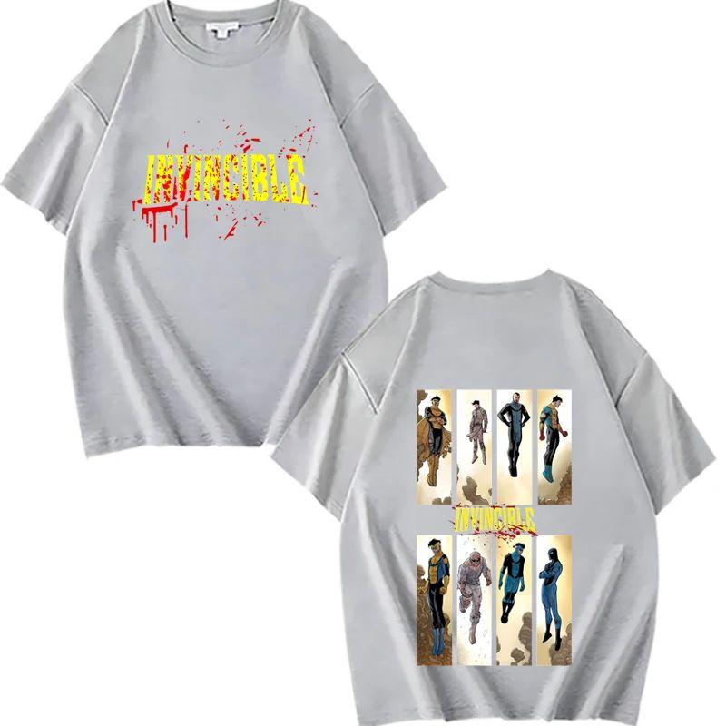 High Street Tops Invincible Mark Grayson Graphic Tshirts New Summer Print Clothing Casual Loose Round Neck Short Sleeved Unisex