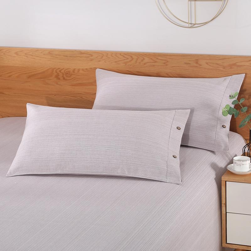 Pair of Thickened Pure Cotton Pillowcases, 48cm X 74cm - 2024 New Style