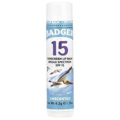 Sun Protection Lip Balm, Spf 15, Fragrance Free, 4.2G(0.15Oz)