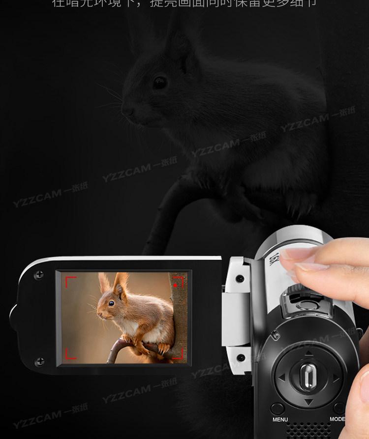 Professional HD Flip-Screen Campus Camera - Retro CCD for Students and Parties