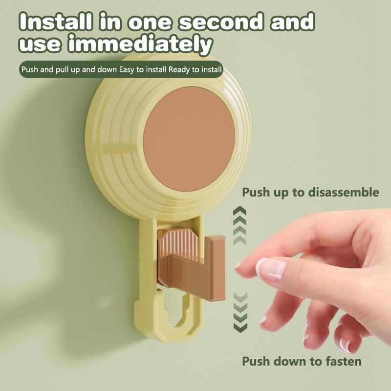 1 Stück Starker Saugnapfhaken Ohne Bohren Vakuumkleber auf der Rückseite Badezimmertür Keine Spuren Wandkleber Badezimmer T