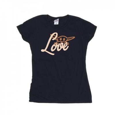 Womens/Ladies Grogu Love Cotton T-Shirt