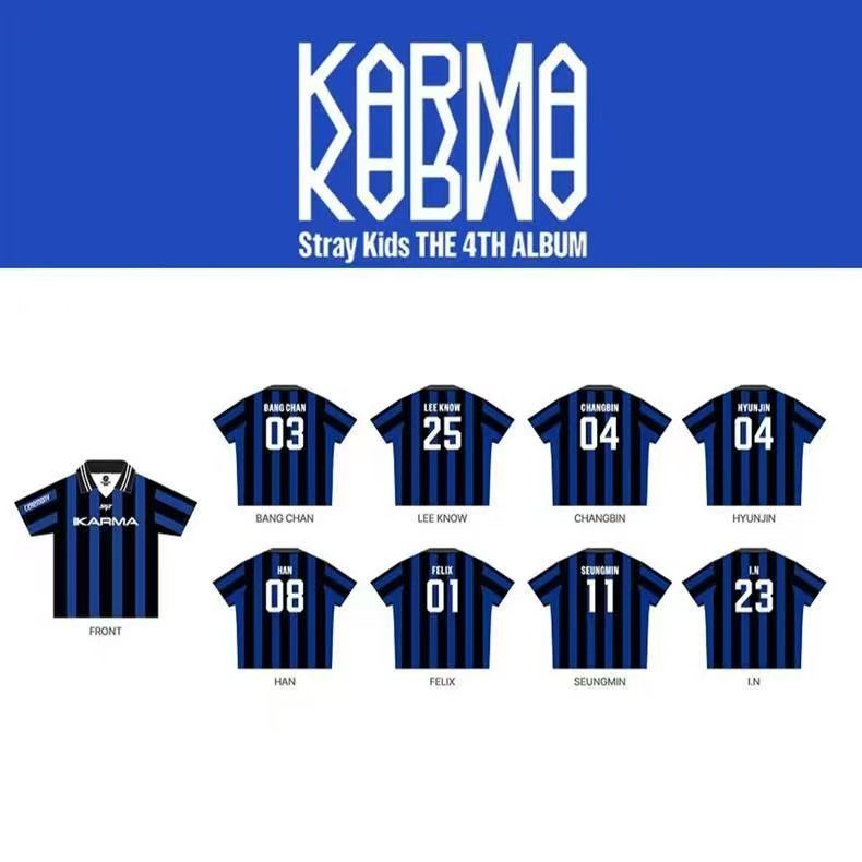 Straykids KARMA Concert T-shirt Kop Star SK