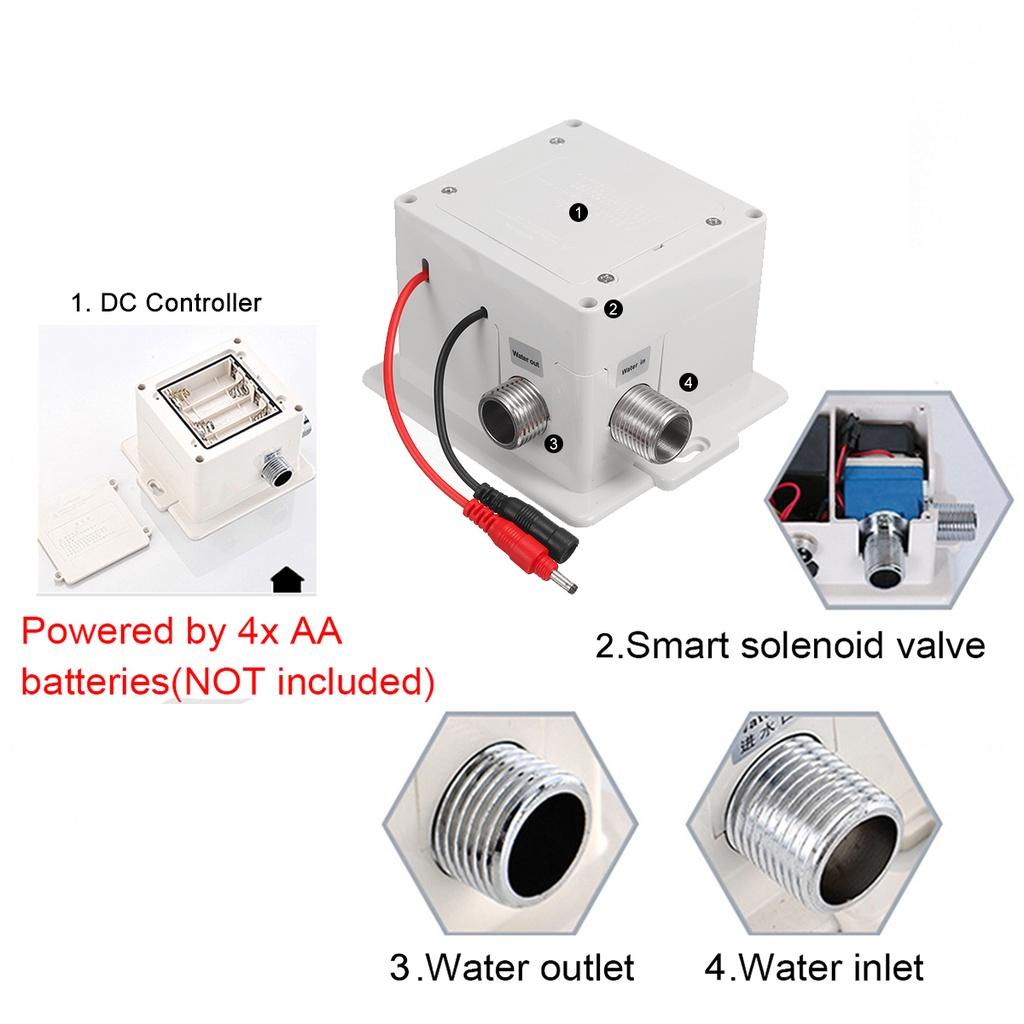 DC6V Sink Faucets Automatic Infrared Sensor Faucet Water Tap Deck Mount Smart Touch Hands Free Inductive Water Tap Kitchen