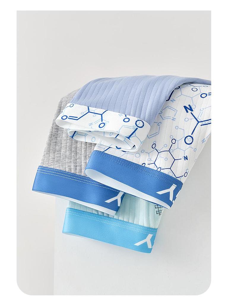 Boys' Breathable Cotton Boxer Briefs with Antibacterial Crotch, Sizes 15-18 Years