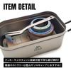 TITAN MANIA Titanium Meat Mini Carving Pick Outdoor Solo Camping Storage Bag Included Fork, Ultra-Lightweight Fork, Fork, Fork, Cookware, BBQ,