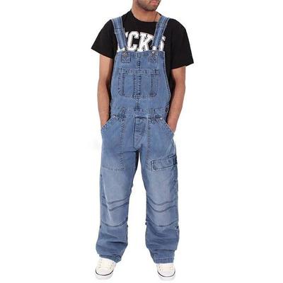 Pantaloni de lucru din denim la modă pentru bărbați, largi, cu buzunare multiple, salopetă casual de lucru, cu bretele, îmbrăcăminte casual de stradă pentru bărbați, M-5XL, Vânzare haine