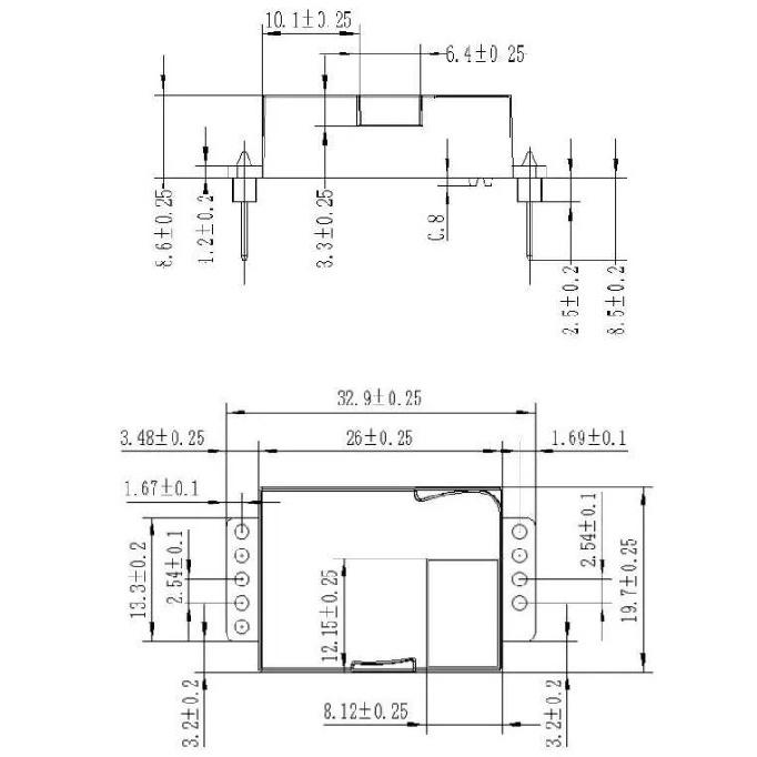 MH-Z19 MH-Z19C Infrared CO2 Sensor Module Carbon Dioxide Gas Sensor for CO2 Monitor 0-5000ppm MH Z19B NDIR