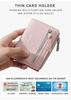 New Women's Woven Texture Short Wallet – Fashionable Zipper, Snap Button, Multiple Card Slots, Money Clip